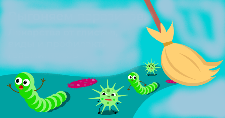 Remove parasites from the body