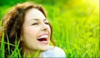 Woman after treatment for parasites