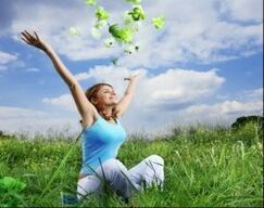 You can get infected with worms from nature