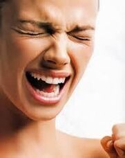 Nervousness in women is a symptom of parasite presence