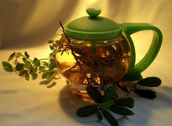 Herbal tea for treating parasites