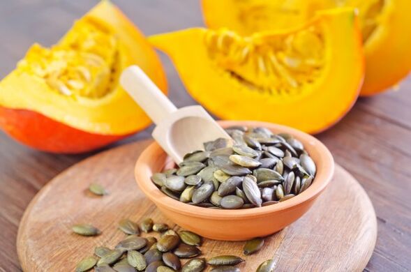 Pumpkin seeds remove internal parasites